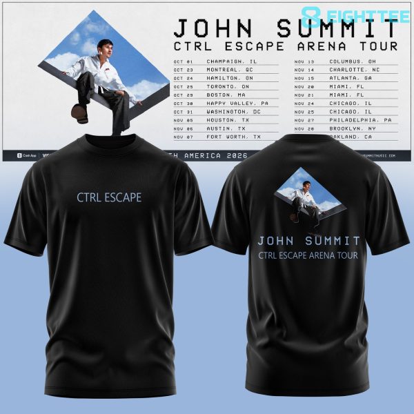 John Summit CTRL ESCAPE Arena Tour 2026 Special Tee