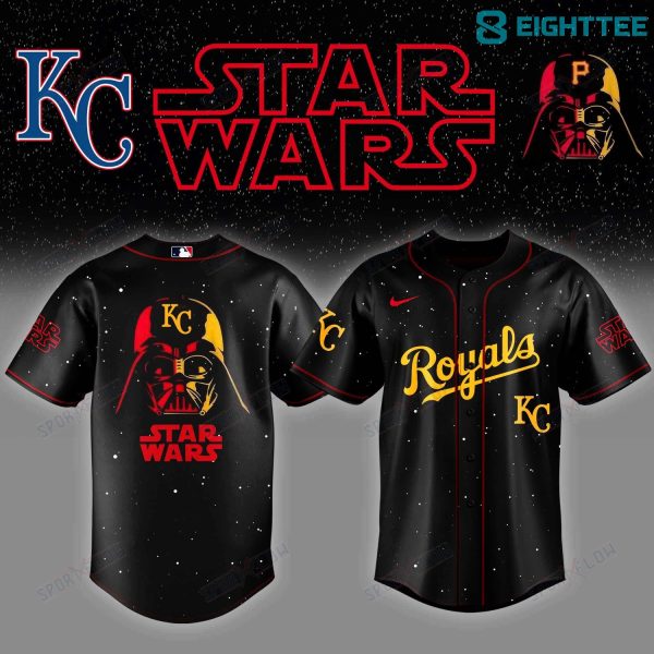 Kansas City Royals Dark Commander "Starfield Galaxy Night" Anime SW Baseball Jersey