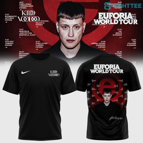 Kidd Voodoo Euforia World Tour 2026 Shirt