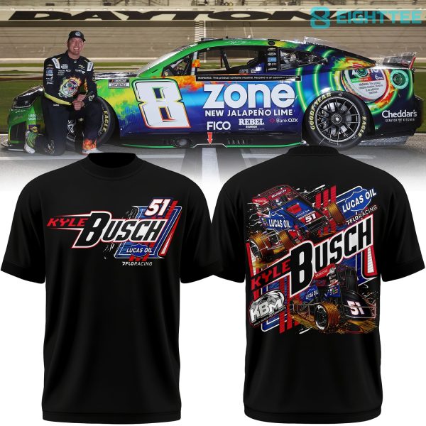 Kyle Busch #51 LUCAS/FLO BLK Midget Shirt