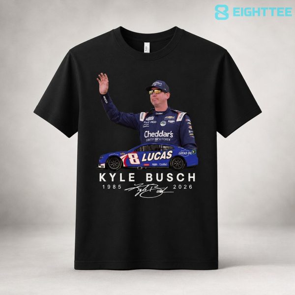 Alternative view of Kyle Busch NASCAR Kyle Busch Death Shirt