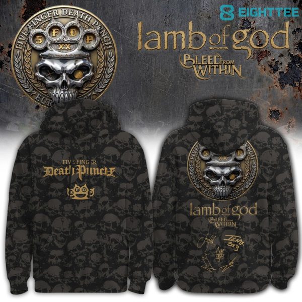 Lamb Of God And Five Finger Death Punch- 20th Anniversary World Tour 2026 Limited Edition Hoodie