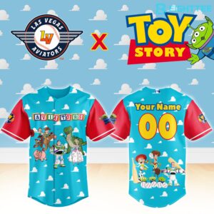 Las Vegas Aviators x Toy Story Night Custom Baseball Jersey by Eighttee.com Las Vegas Aviators x Toy Story Night Custom Baseball Jersey