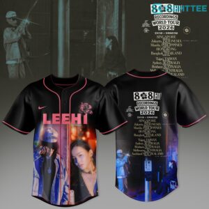 LeeHi x Dok2 808 HI Recordings World Tour 2026 Baseball Jersey by Eighttee.com LeeHi x Dok2 808 HI Recordings World Tour 2026 Baseball Jersey