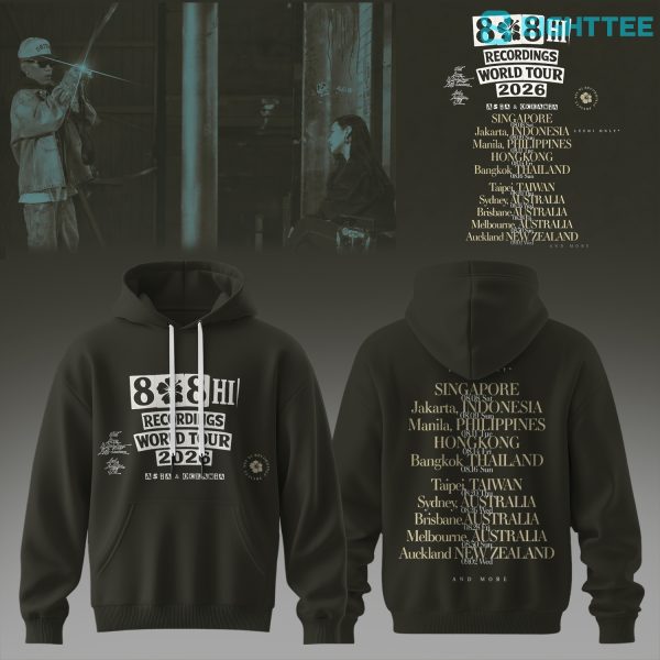 LeeHi x Dok2 808 HI Recordings World Tour 2026 Hoodie