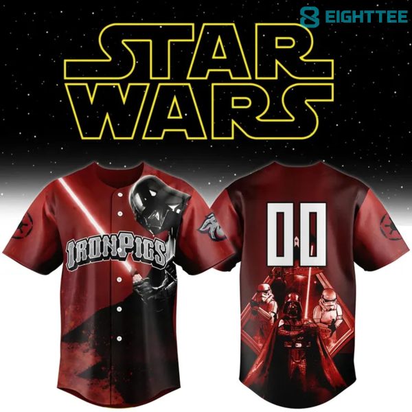 Lehigh Valley IronPigs Star Wars Night Custom Baseball Jersey