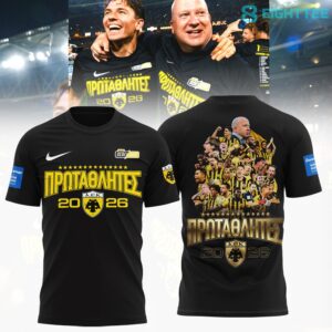 Limited Edition AEK FC Super League Stoiximan Champions 25/26 Shirt