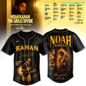 Limited Edition Noah Kahan Tour 2026 Special Jersey by Eighttee.com Limited Edition Noah Kahan Tour 2026 Special Jersey