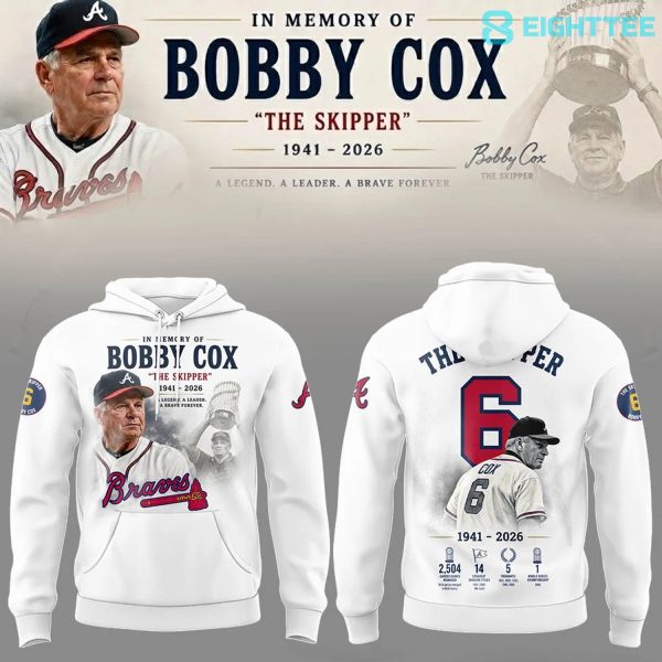 Limited Edition Remembering Bobby Cox - The Legendary Manager Hoodie