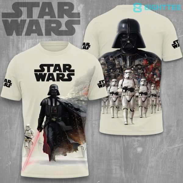 Limited Edition Star Wars Darth Vader and Stormtroopers New Shirt