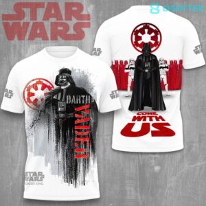 Limited Edition Star WarsDarth Vader and Stormtroopers COME WITH US New Shirt