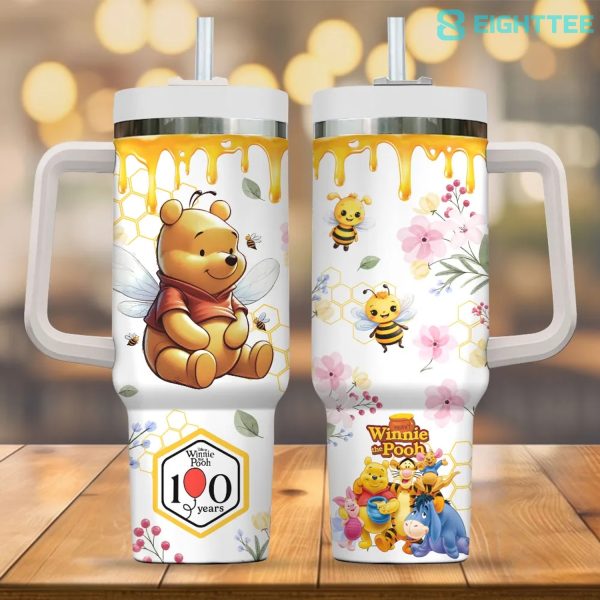 Limited Edition Winnie-the-Pooh 100th Anniversary 40oz Stanley Tumbler