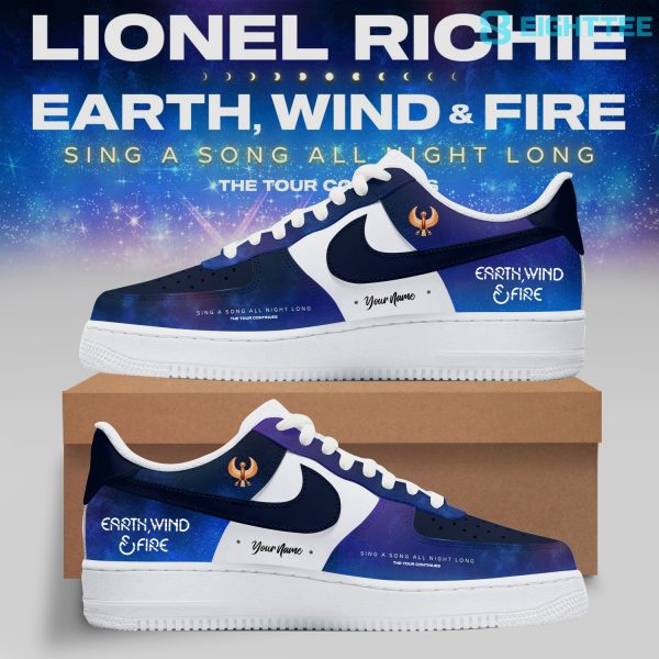 Lionel Richie Sing A Song All Night Long Tour Custom Air Force 1 Shoes