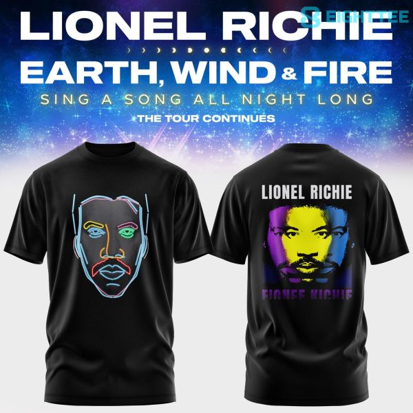 Lionel Richie Sing A Song All Night Long Tour Shirt