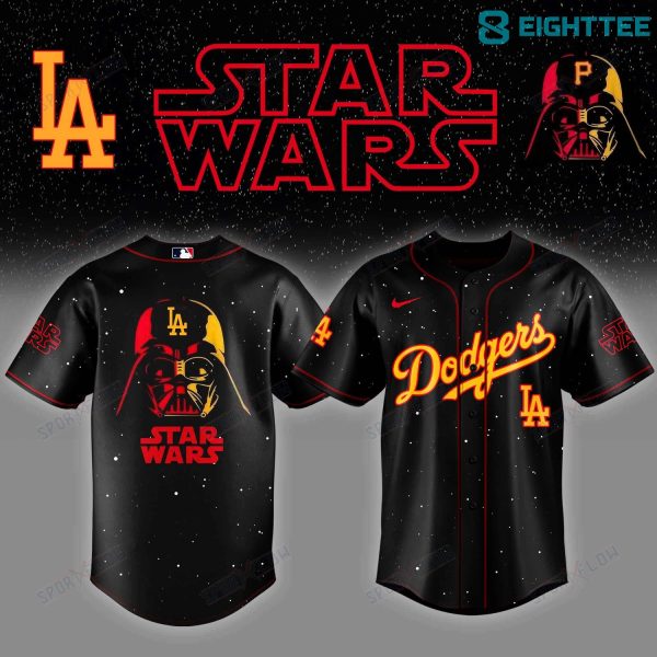 Los Angeles Dodgers Dark Commander "Starfield Galaxy Night" Anime SW Baseball Jersey