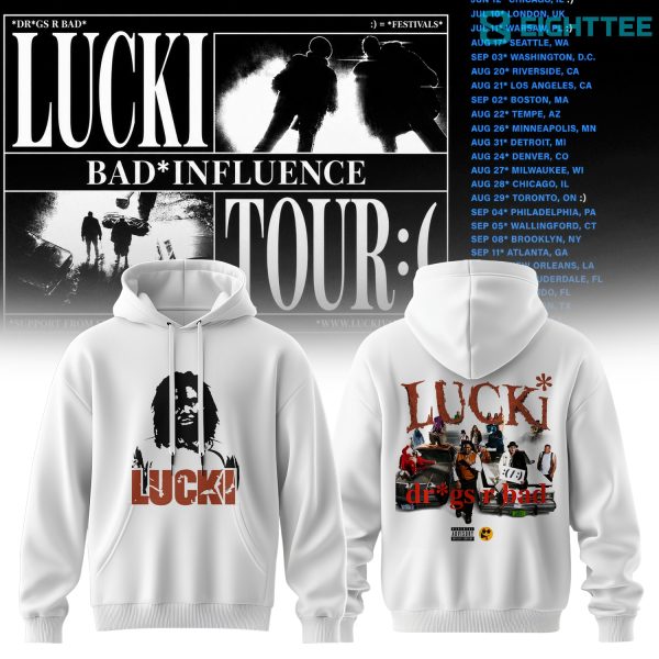 Lucki Bad Influence Tour 2026 Daysb4bad Hoodie