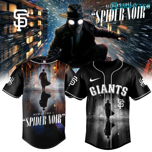 Alternative view of MLB All Teams Spider-Man Noir 2026 Exclusive Jersey V6