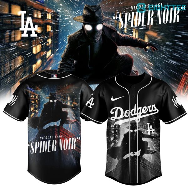 Alternative view of MLB All Teams Spider-Man Noir 2026 Premium Jersey V5