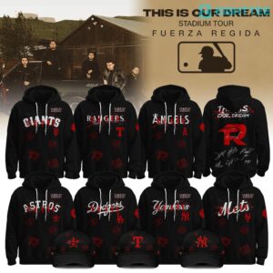 MLB x All Team Fuerza Regida This Is Our Dream Stadium Tour 2026 Hoodie Limited Edition V1 + Selling Out Fast