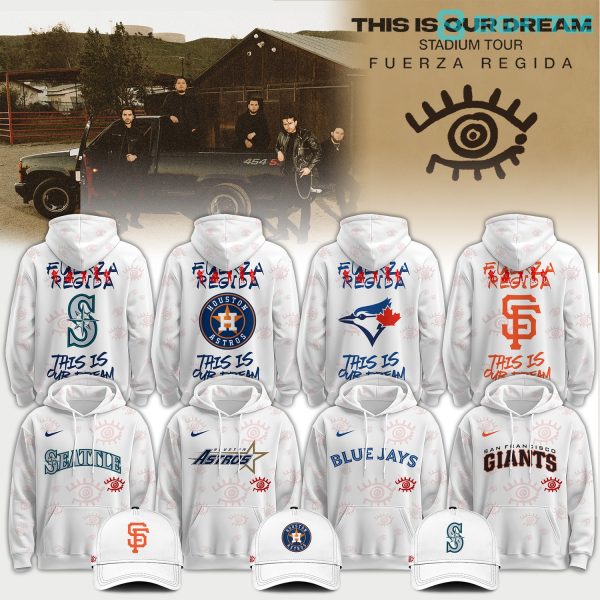MLB x All Team Fuerza Regida This Is Our Dream Stadium Tour 2026 Hoodie Limited Edition V2