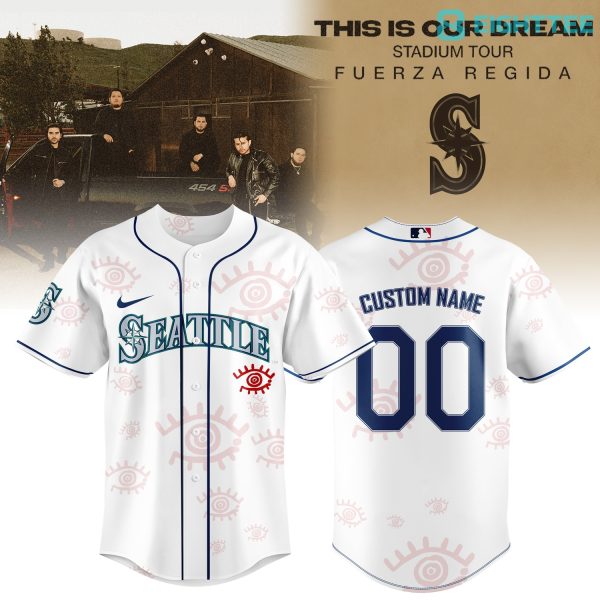 Alternative view of MLB x All Team Fuerza Regida This Is Our Dream Stadium Tour 2026 Jersey Limited Edition V2