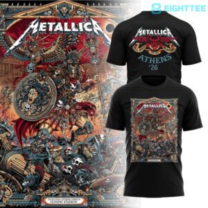 Metallica M72 Athens at Olympic Stadium Shirt by Eighttee.com Metallica M72 Athens at Olympic Stadium Shirt