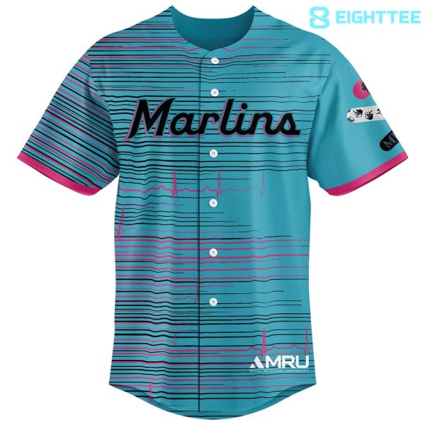 Alternative view of Miami Marlins 2026 Nurse Appreciation Jersey