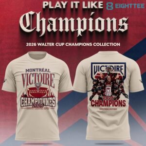 Montreal Victoire 2026 Champions Locker Room Sand Special Shirt by Eighttee.com Montreal Victoire 2026 Champions Locker Room Sand Special Shirt