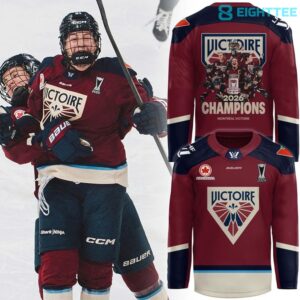Montreal-Victoire-2026-Walter-Cup-Champions-Burgundy-Hockey-Jersey-1.jpg Montreal Victoire 2026 Walter Cup Champions Burgundy Hockey Jersey