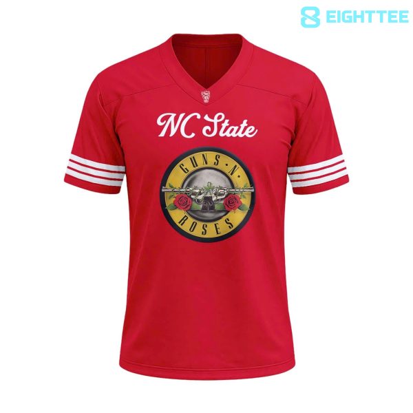 Alternative view of NC State Football x Guns N’ Roses World Tour 2026 Limited Jersey