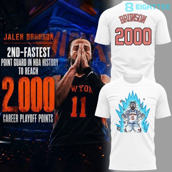 New York Knicks Jalen Brunson It's over 2000 Limited Edition Shirt