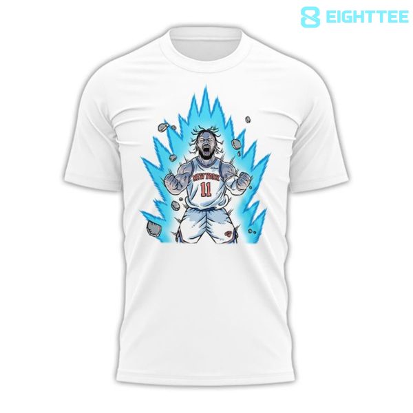Alternative view of New York Knicks Jalen Brunson It's over 2000 Limited Edition Shirt