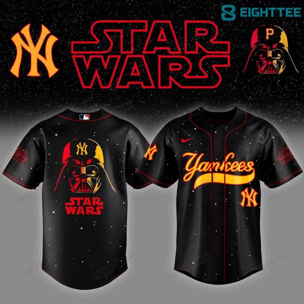 New York Yankees Dark Commander "Starfield Galaxy Night" Anime SW Baseball Jersey