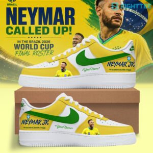 Neymar Is Back' - Brazil National Team World Cup 2026 Custom Air Force 1 Shoes