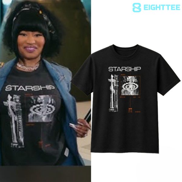 Nicki Minaj Starbase Starship Flight 12 Shirt