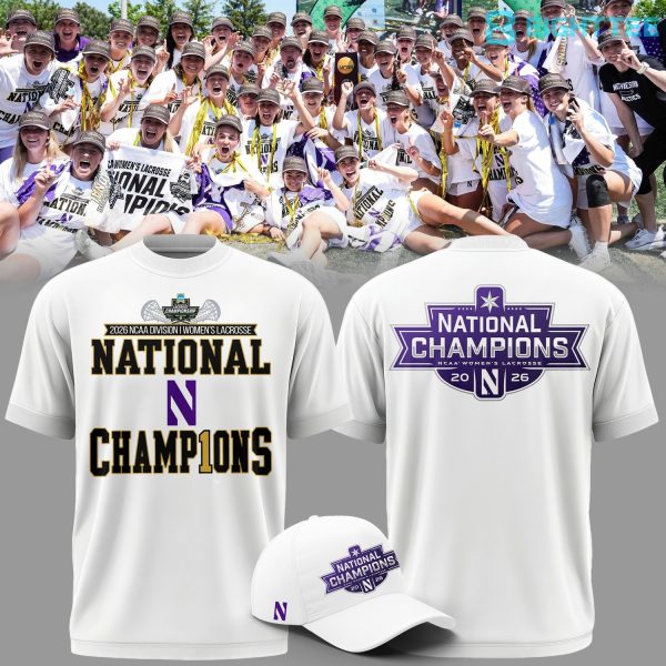 Northwestern Wildcats Champion 2026 NCAA Women's Lacrosse National Champions Tshirt