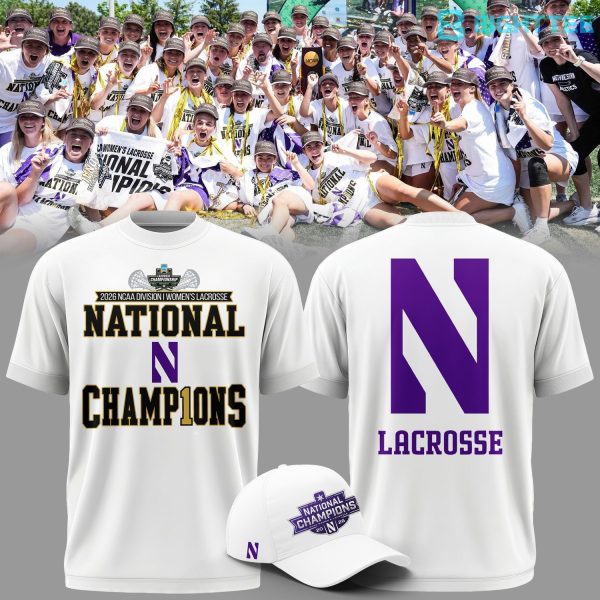 Northwestern Wildcats Champion 2026 NCAA Women's Lacrosse National Champions Tshirt V2
