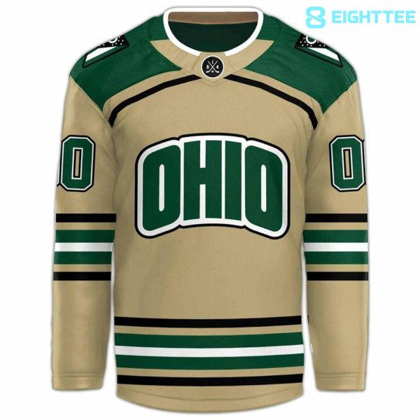 Alternative view of Ohio Bobcat 2026 Custom Hockey Jersey