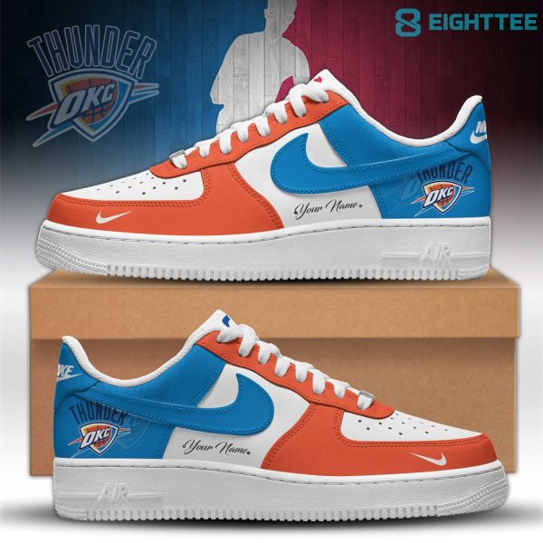 Oklahoma City Thunder Playoffs 2026 Custom AF1 Shoes
