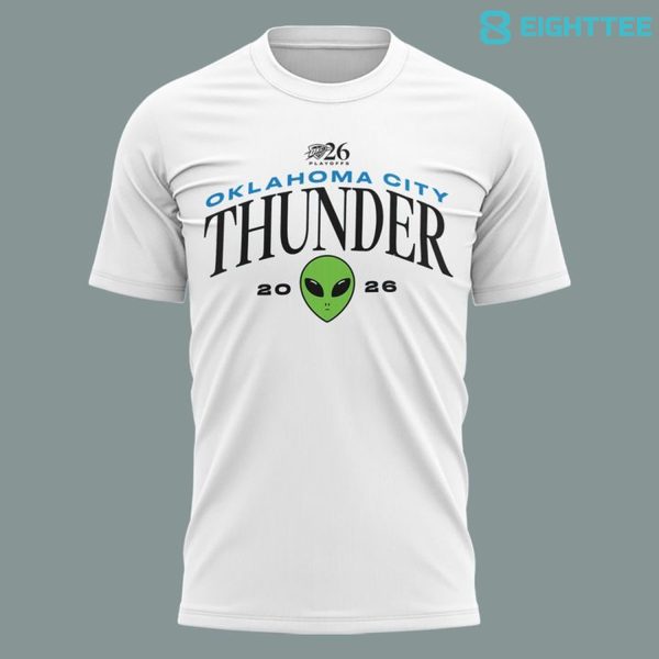Alternative view of Oklahoma City Thunder Western Conference Finals Game 2 White Shirt