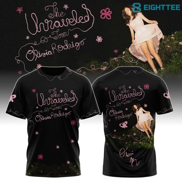 Olivia Rodrigo Special “The Unraveled Tour” Limited Edition T.shirt
