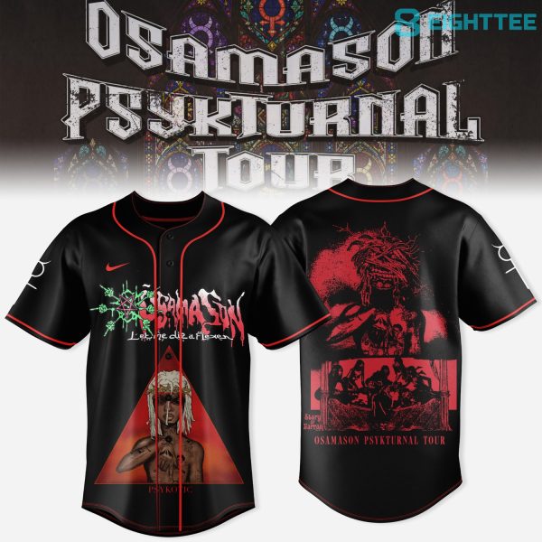 OsamaSon Psykturnal Tour 2026 Baseball Jersey