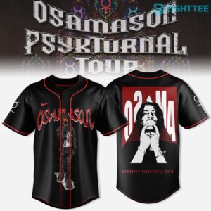 OsamaSon Psykturnal Tour 2026 Baseball Jersey by Eighttee.com OsamaSon Psykturnal Tour 2026 Baseball Jersey