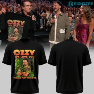 Ozzy We love You. Please Play The Idol Black Shirt