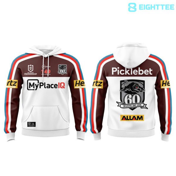 Alternative view of Penrith Panthers 60th Season Hoodie