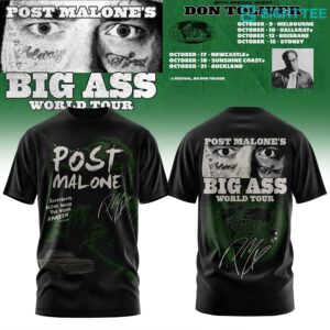 Post Malone Big Ass World Tour Vintage Shirt