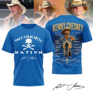 Premium Kenny Chesney "No Shoes Nation 3D Shirt TD