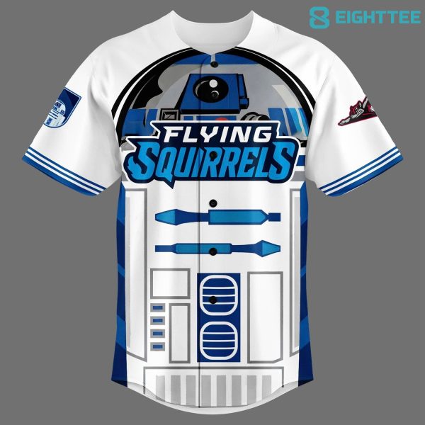 Alternative view of Richmond Flying Squirrels Star Wars Night 2026 Custom Baseball Jersey