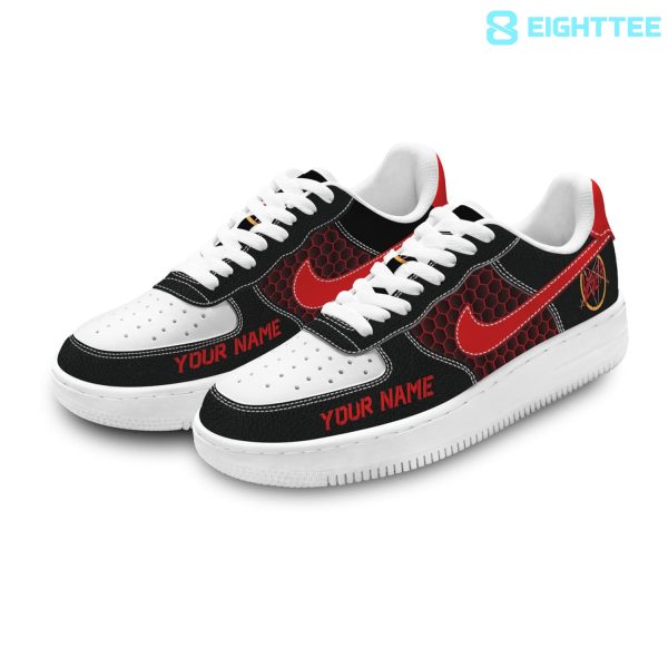 Alternative view of SLAYER Reign in Blood 40th Anniversary Limited Edition AF1 Shoes V3
