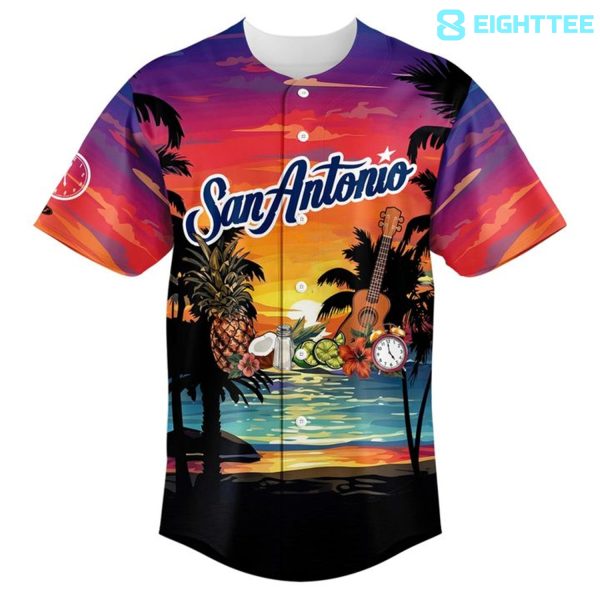 Alternative view of San Antonio Missions x Margaritaville Night 2026 Baseball Jersey